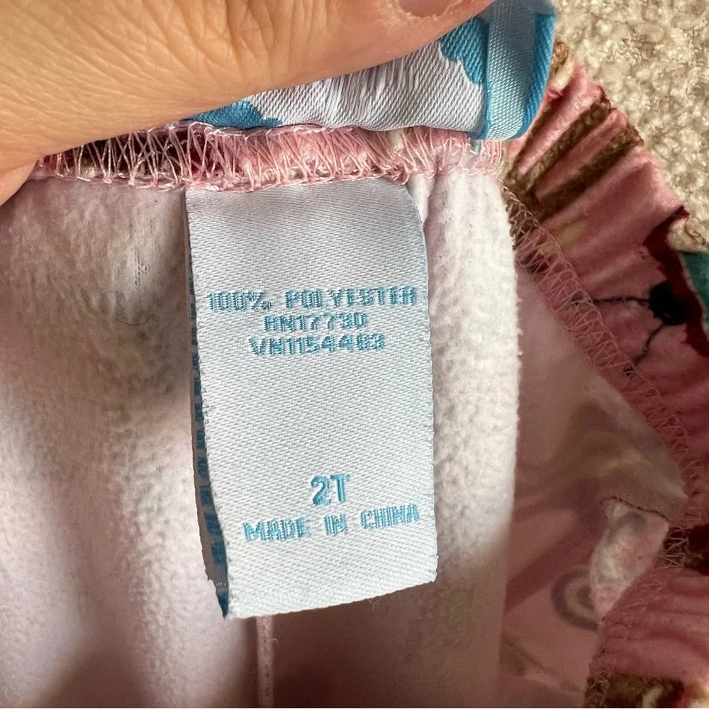 Nick‎ & Nora Kids Toddler Silly Sock Monkey Bowling Pajama Pants Size 2T